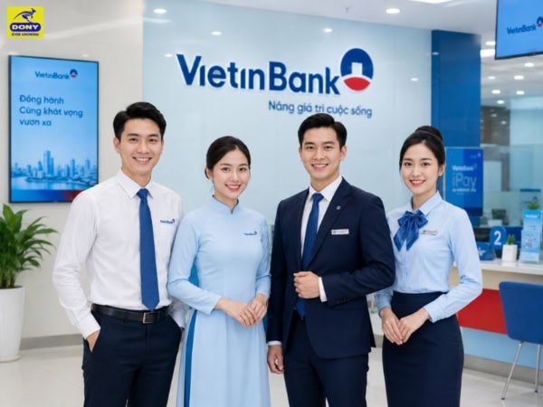 Mẫu đồng phục của ngân hàng VietinBank