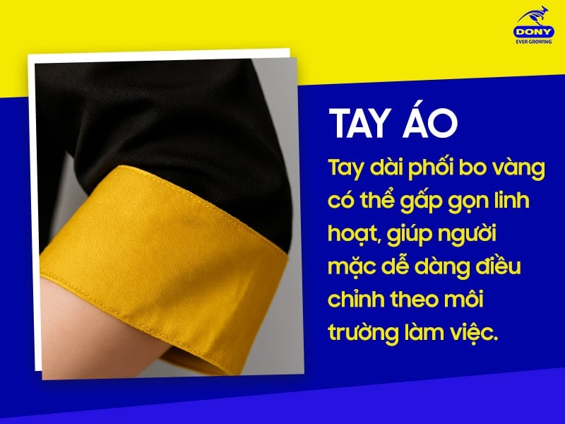 tay ao dong phuc nha hang