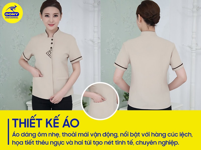 Thiết kế ôm nhẹ, thoải mái vận động.