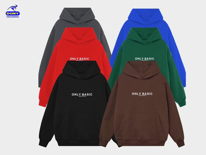 Áo hoodie phong cách Hàn Quốc.