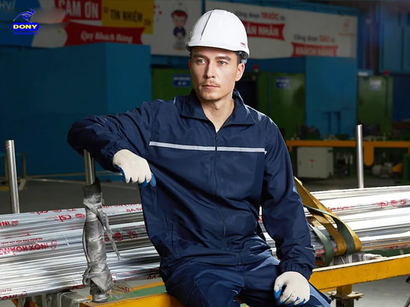 Áo khoác gió đồng phục công nhân DONY.