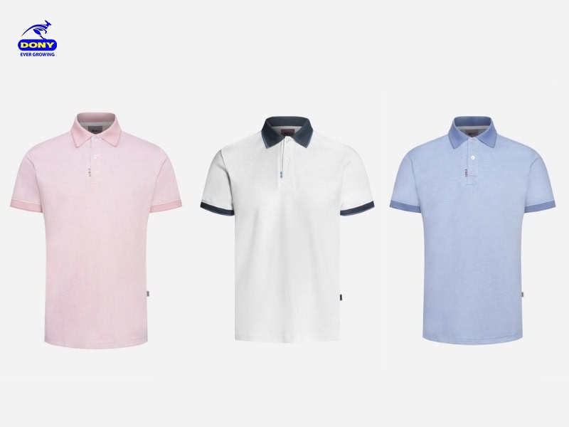 Mẫu áo polo body fit kiểu classic.