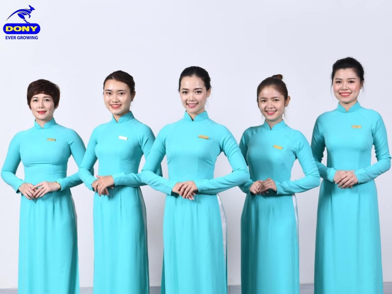 Áo dài truyền thống ngân hàng ABBank