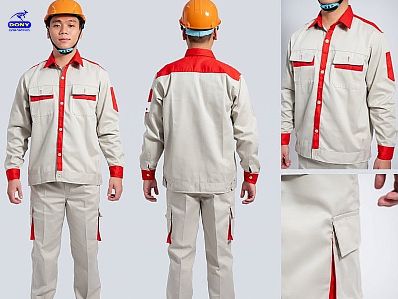 Đồng phục bảo hộ đạt chuẩn an toàn kỹ thuật.