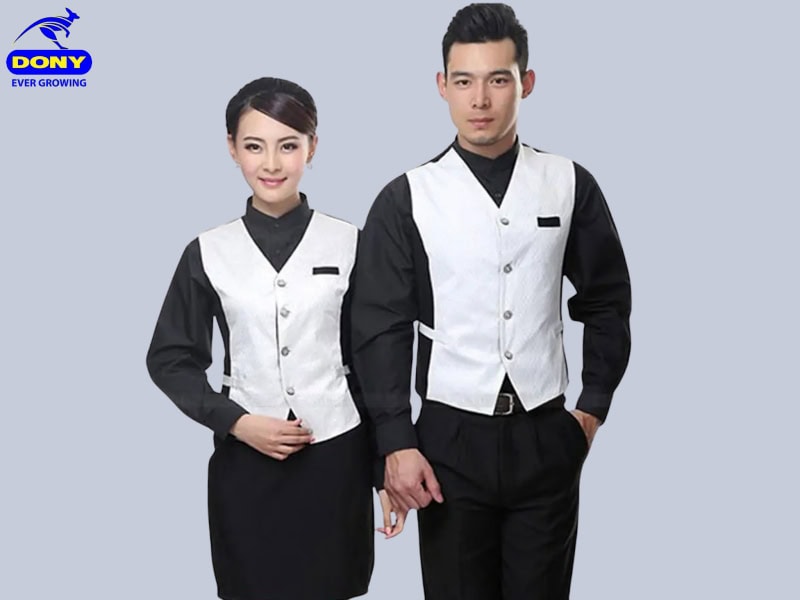Mẫu đồng phục Gile nhà hàng-1