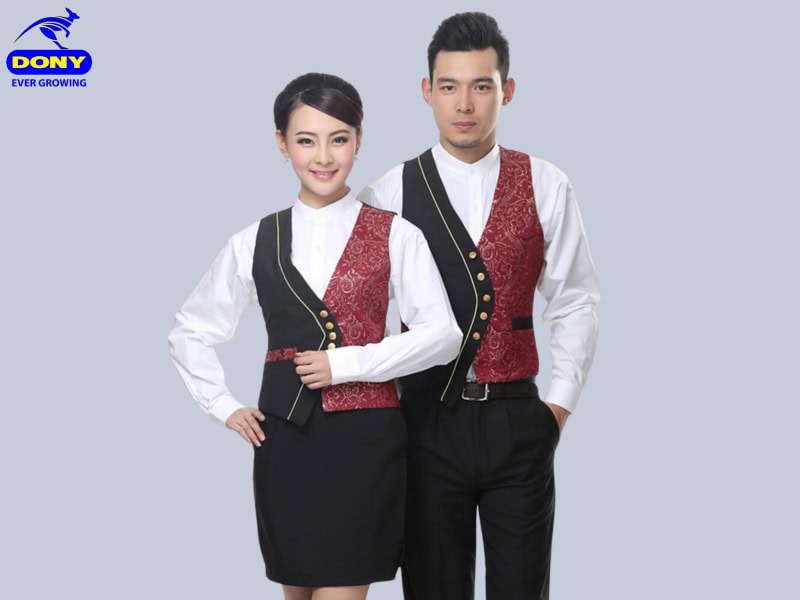 Mẫu đồng phục Gile nhà hàng-2