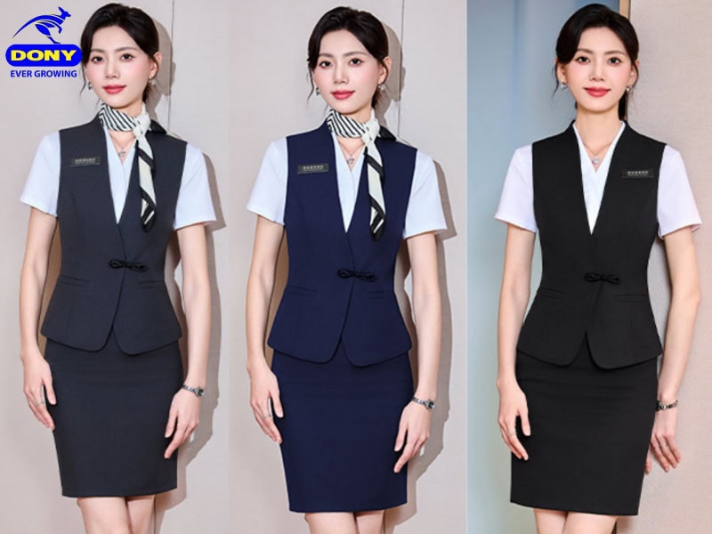 Mẫu đồng phục lễ tân nhà hàng-3