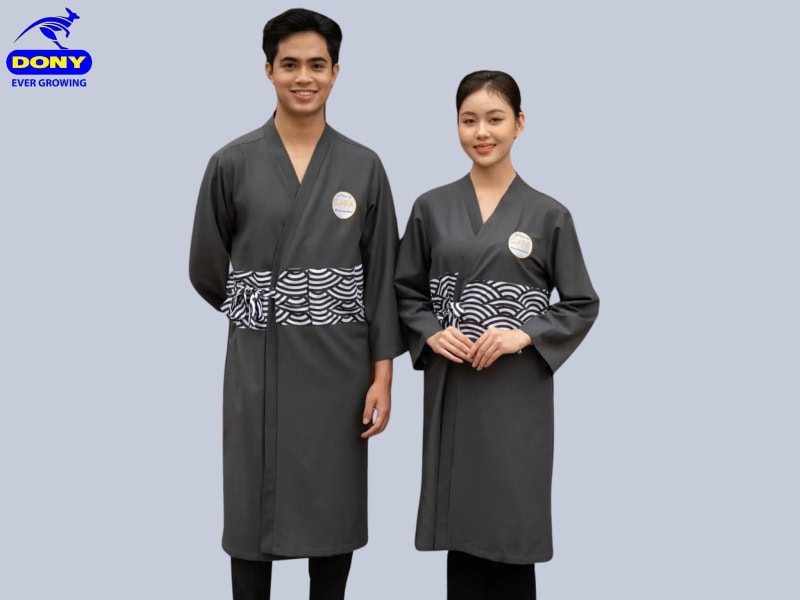 Mẫu đồng phục nhà hàng phong cách Nhật Bản-2