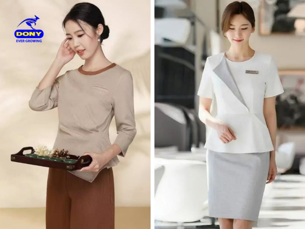may đồng phục spa nhân viên massage