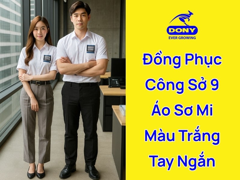 áo sơ mi màu trắng tay ngắn