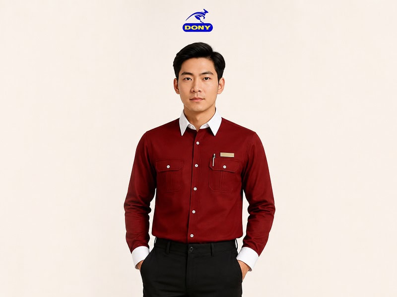 Áo sơ mi đồng phục M10