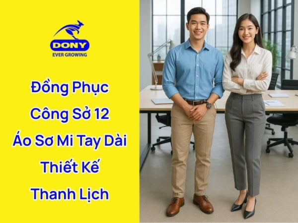 áo sơ mi tay dài đồng phục công sở