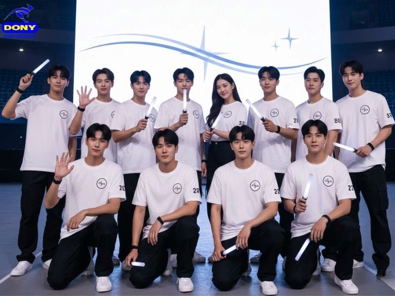 Đồng phục fanclub thiết kế tối giản