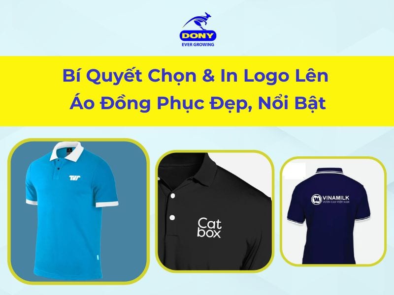 in logo lên áo đồng phục