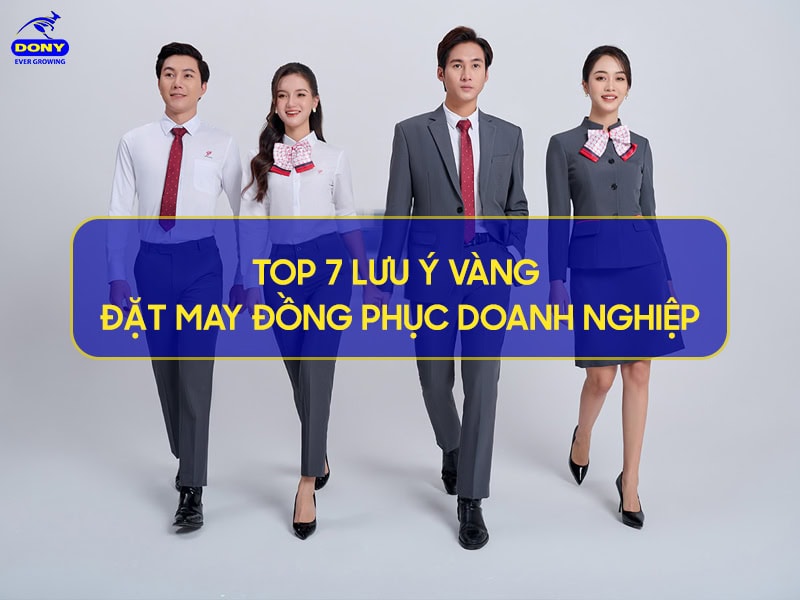 lưu ý may đồng phục doanh nghiệp