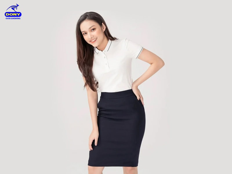 phoi ao thun voi chan vay but chi