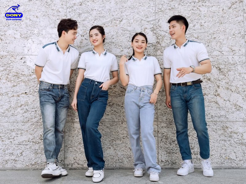 phoi ao thun voi quan jean