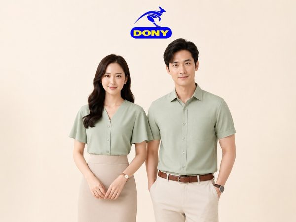 Sơ Mi Đồng Phục Công Sở Xanh Pastel Thanh Lịch, Hiện Đại