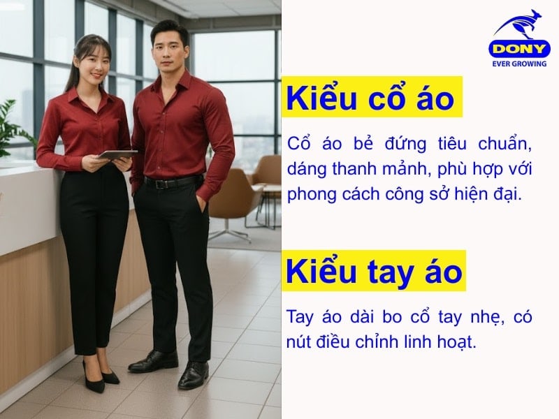 thiet ke co va tay ao so mi do tay dai