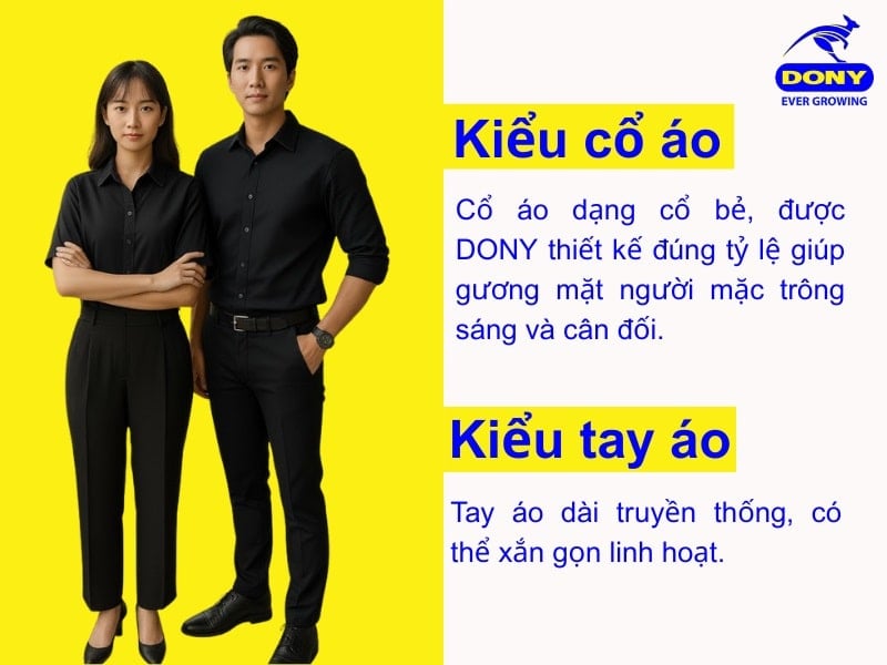 thiet ke dong phuc cong so mau den