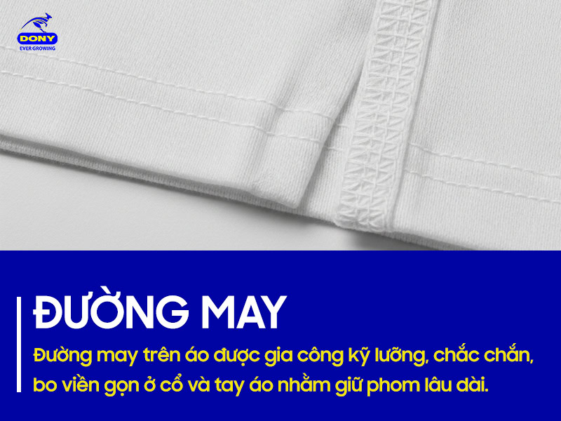 Đường may chắc chắn, gia công kỹ lưỡng.