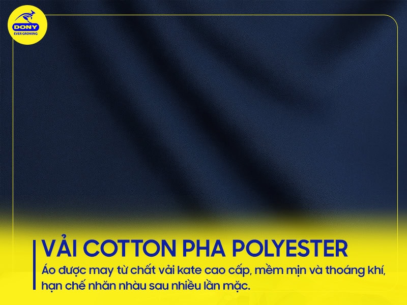 Chất liệu vải kate cao cấp, mềm mịn và thoáng khí.