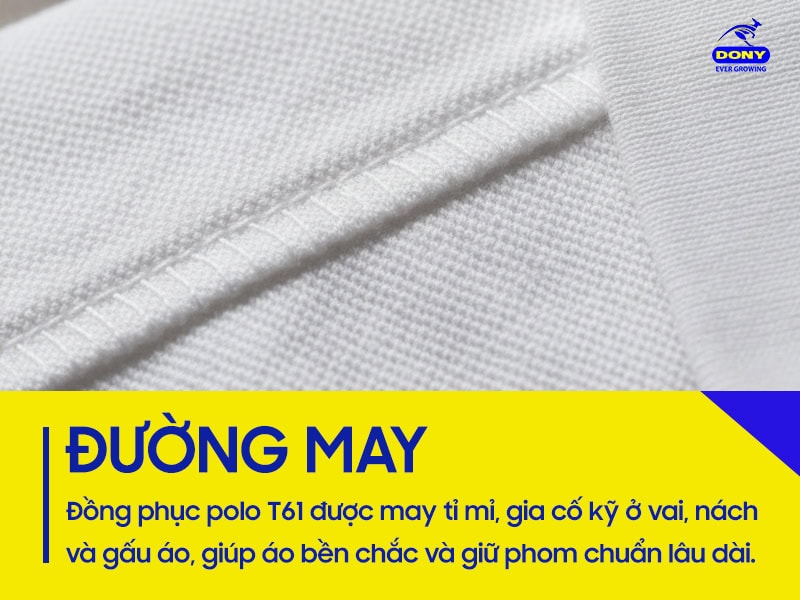 Đường may tỉ mỉ, gia cố kỹ lưỡng.