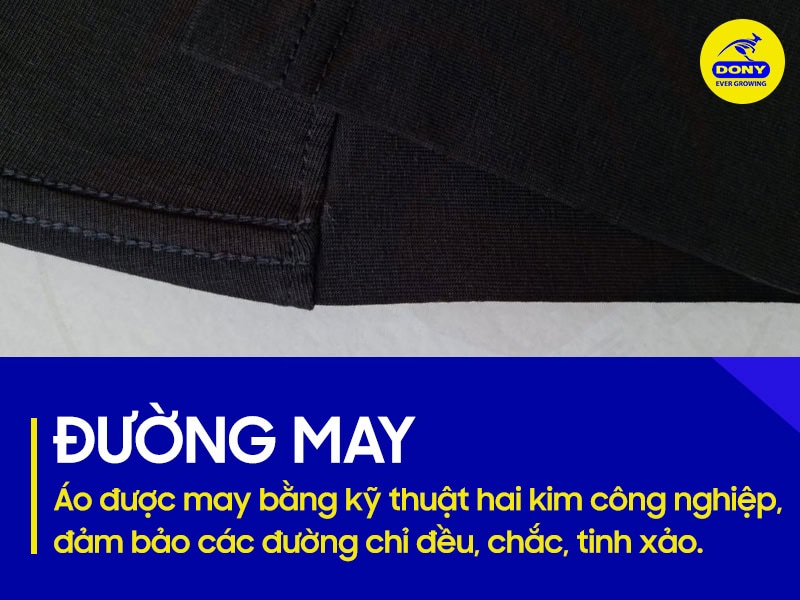 Đường may bền, đẹp, chắc chắn.