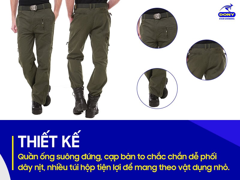 Thiết kế mạnh mẽ, tiện dụng, dễ vận động.