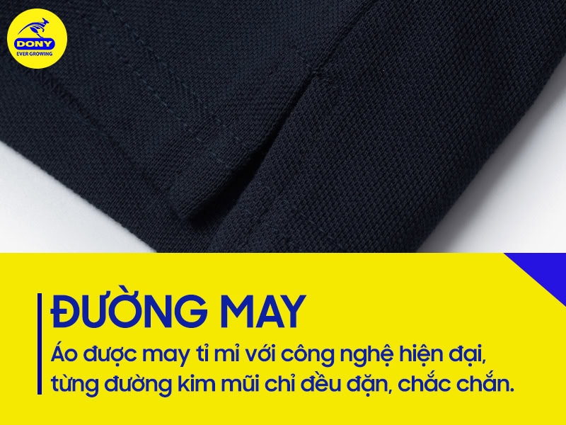 Đường may tỉ mỉ, chắc chắn.