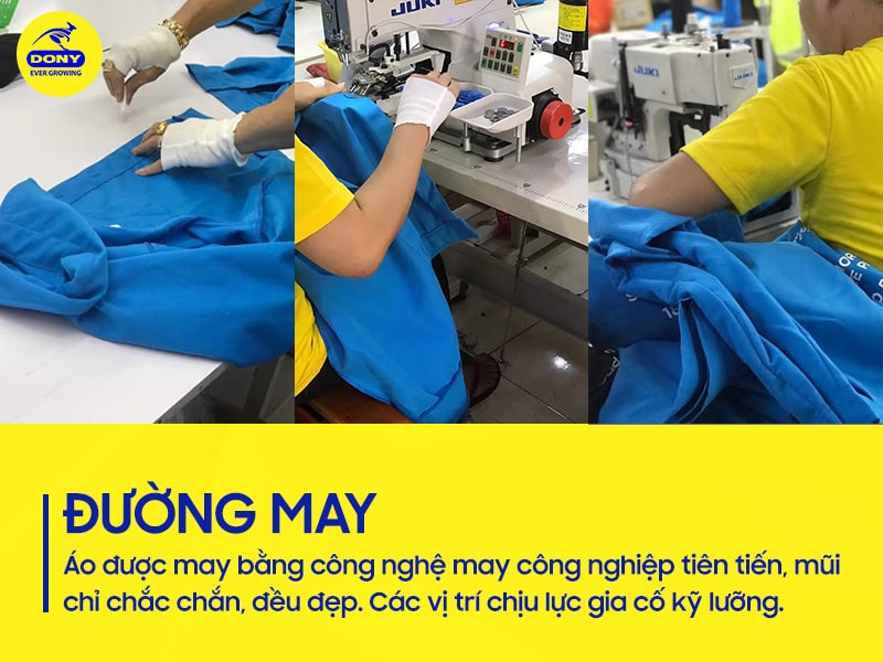 May bằng công nghệ tiên tiến, đường chỉ chắc chắc và đều đẹp.
