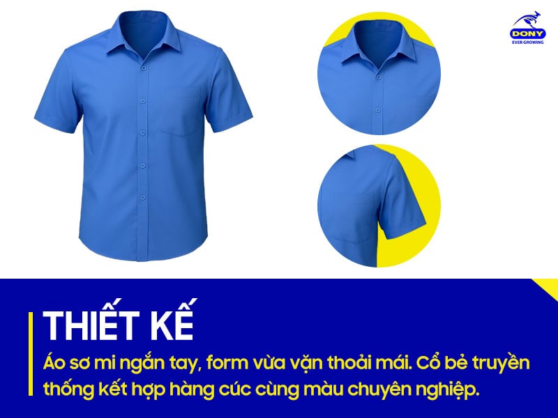 Áo form vừa, thoải mái khi mang.