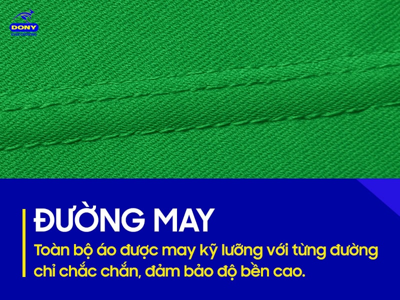 Kỹ thuật may chuẩn xưởng đảm bảo thẩm mỹ và độ bền vượt trội.