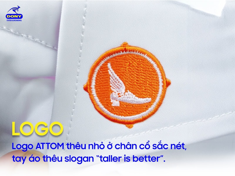 Thiết kế tối giản, logo nhận diện rõ ràng thương hiệu.