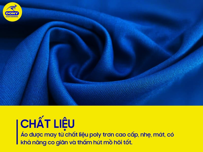 Vải thun lạnh cao cấp, co giãn tốt, thoáng mát, bền màu.