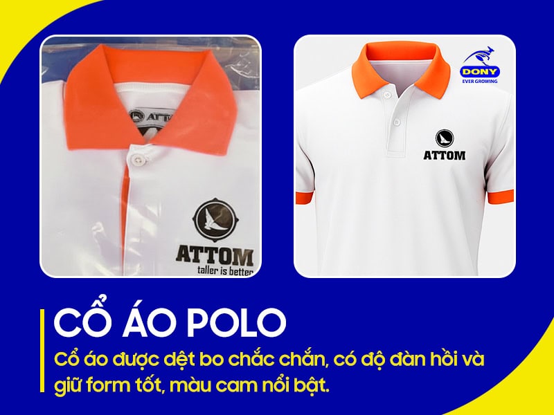 Cổ bo dệt, đứng phom tăng phần chuyên nghiệp.