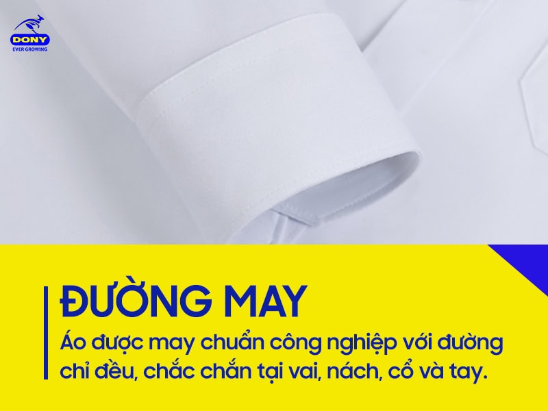 May kỹ từng chi tiết, đảm bảo tính thẩm mỹ và độ bền.