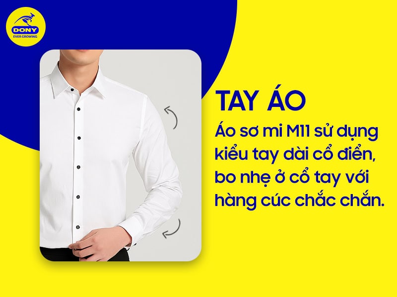 Cổ áo sơ mi truyền thống.