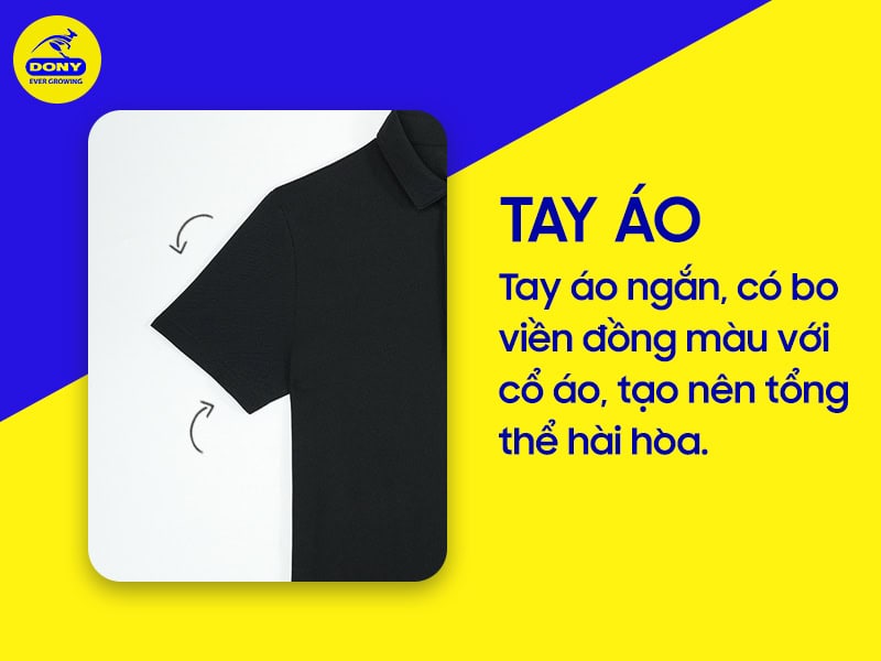 Tay bo viền tinh tế, thoải mái cho người mặc.