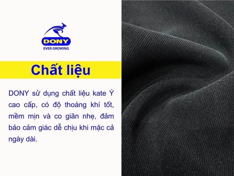 vai may dong phuc cong so mau den