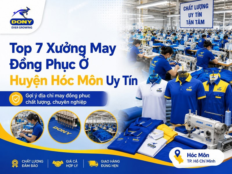 xưởng may đồng phục tại hóc môn