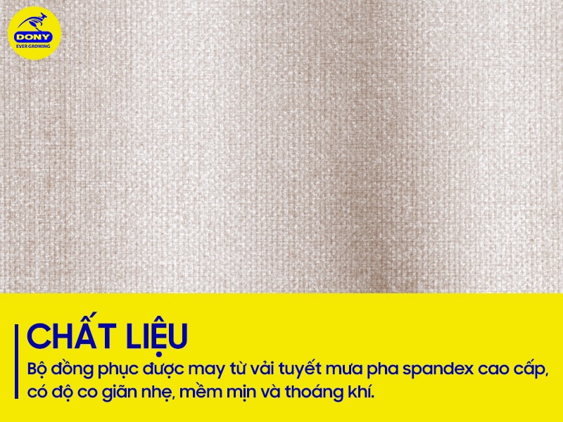 chat lieu dong phuc le tan 10