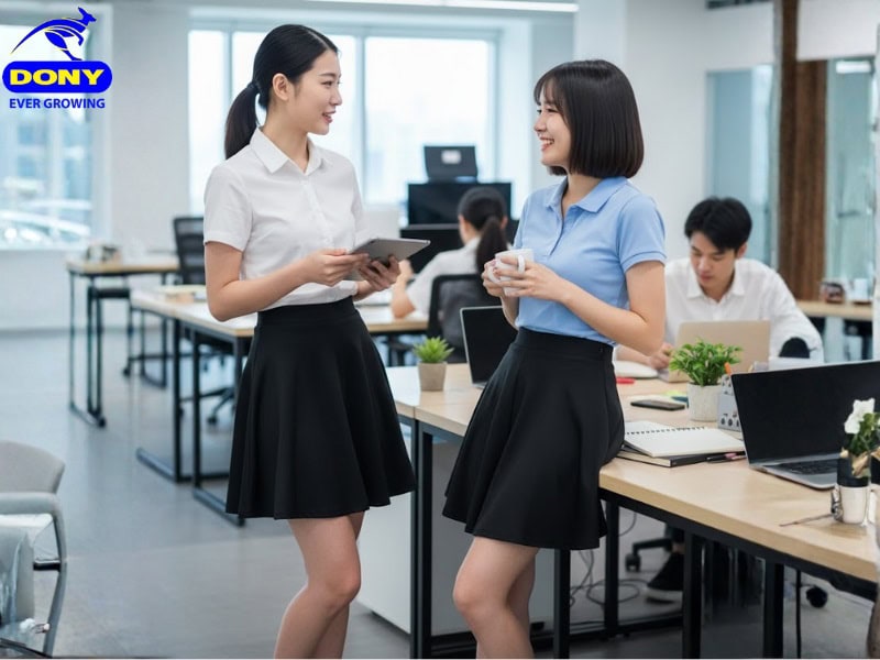 kieu dang chan vay dang