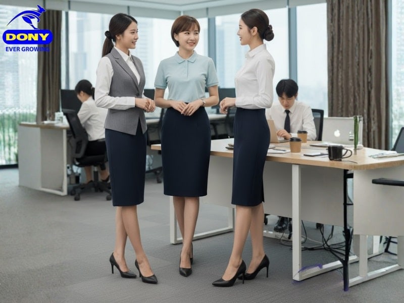 mau sac vay dong phuc cong so