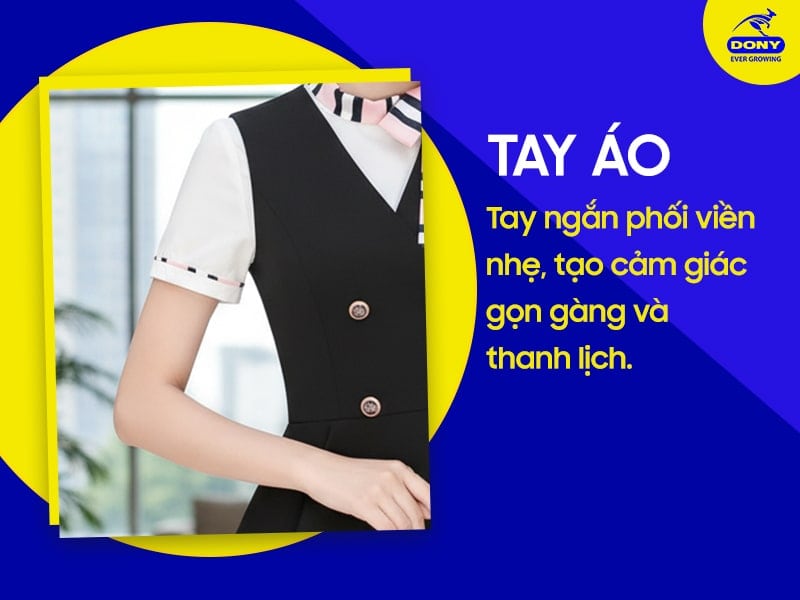 tay ao dong phuc le tan 8