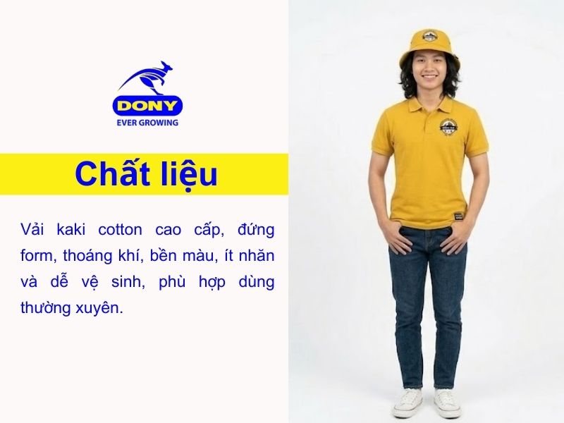 chat lieu mu bucket clb mau vang