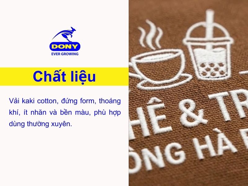 chat lieu mu bucket quan cafe