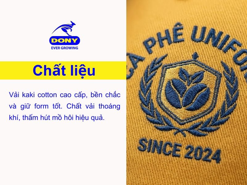 chat lieu mu luoi trai mau vang