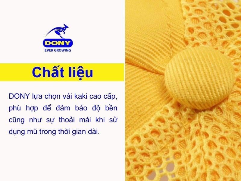 Mẫu nón kết 03 được may từ vải kaki cao cấp