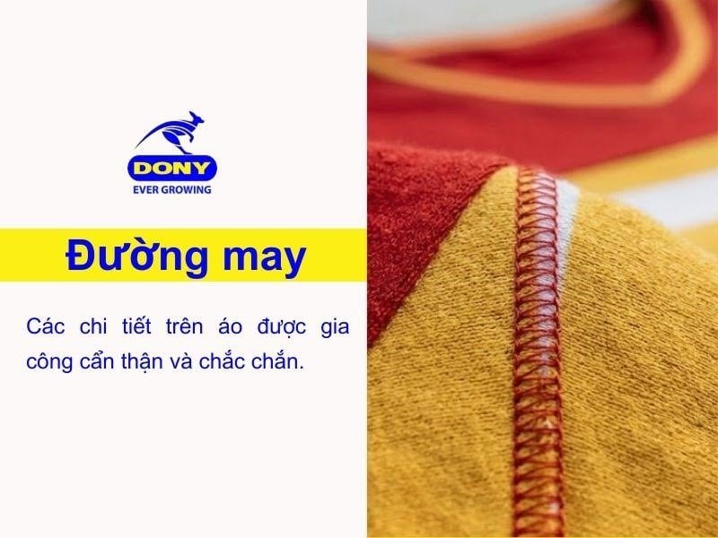 Các vị trí chịu lực được may chắc nhằm hạn chế bung chỉ khi sử dụng lâu dài.